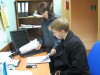 Студент Егор Викулов и участковый уполномоченный Марина Барканова.