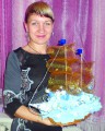 Мария Силаева со своей работой